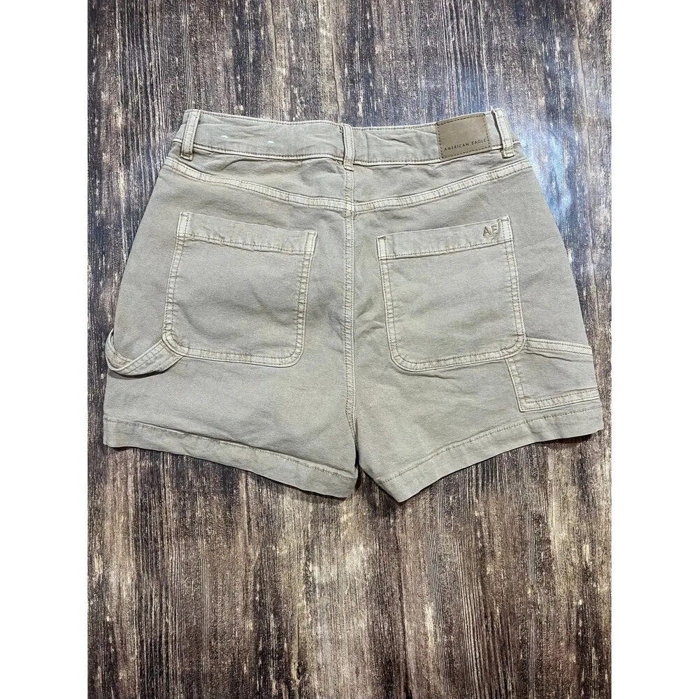 NWT American Eagle Khaki stretch shorts size 4 - Image 4