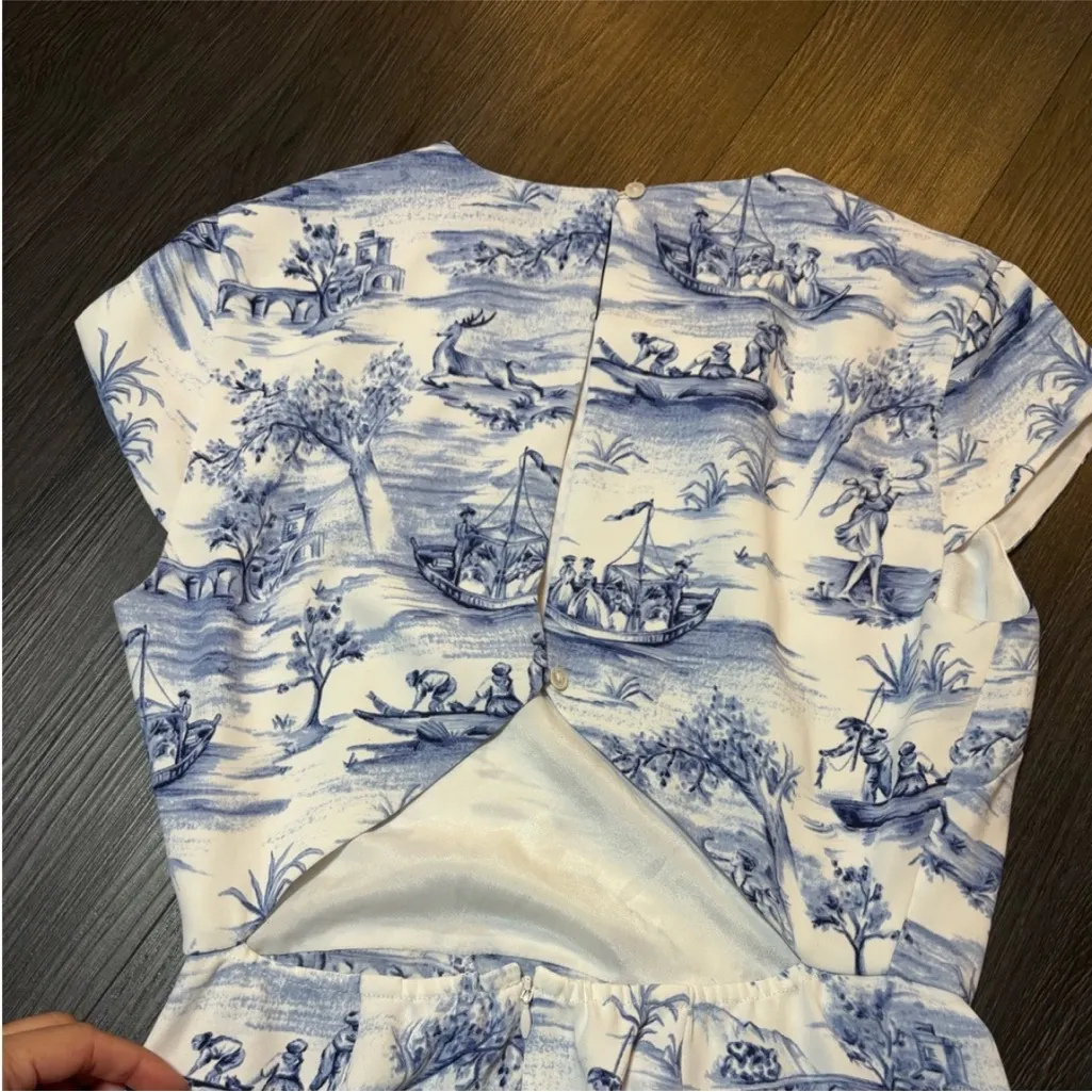 Aritzia Babaton Hamptons Toile Midi Dress - Image 7