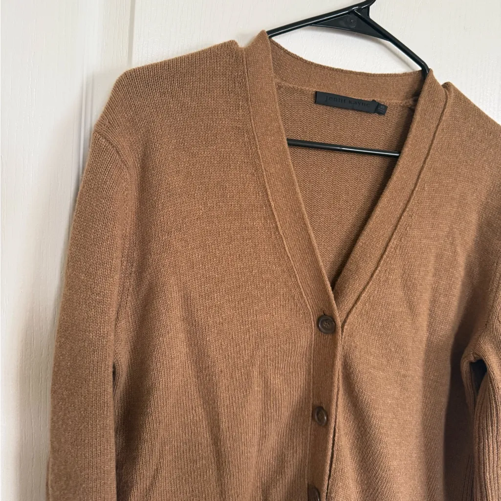 Jenni Kayne Everyday Wool Blend Cardigan in Brown - Image 7