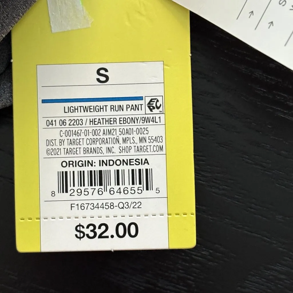 All in Motion Moisture Wicking Running Pants Size Small NWT - Image 9