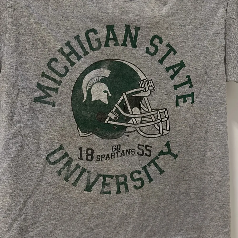 Michigan State University Gray Tshirt Size XS - Image 2