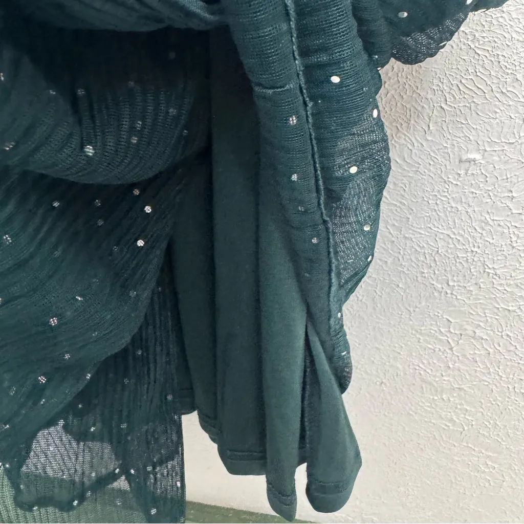 NEW Baltic Born Helen Sleeveless Sparkle Gown in Emerald Size Large - Image 14