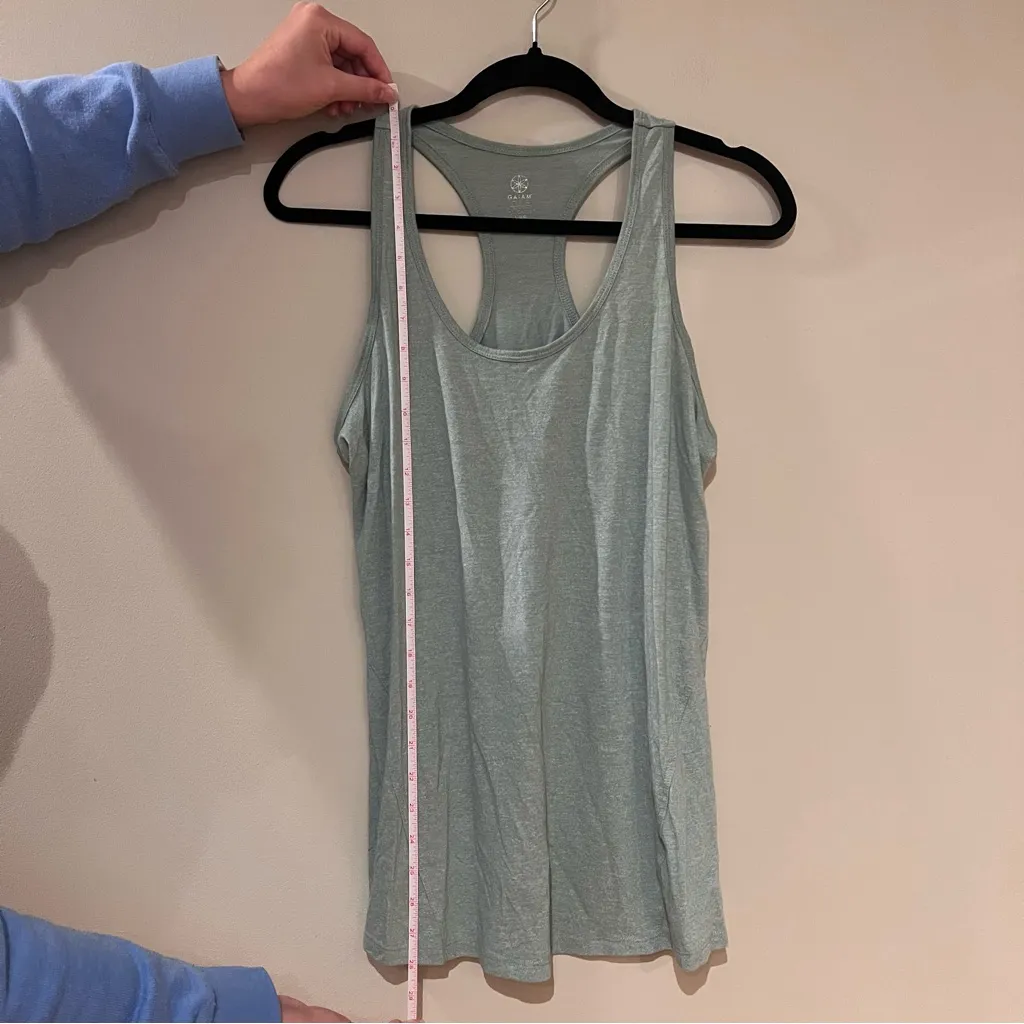 GAIAM Teal Racerback Tank Top - Image 6