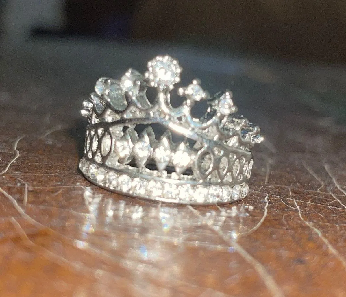 Silver Crown Ring - Image 2