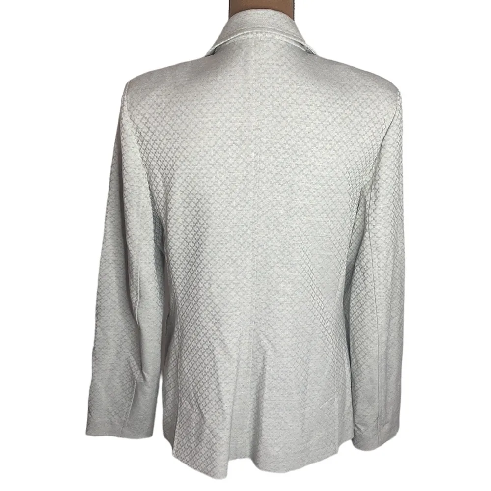 Peace of Cloth Geo print stretch one button blazer made in New York size 10 - Image 2