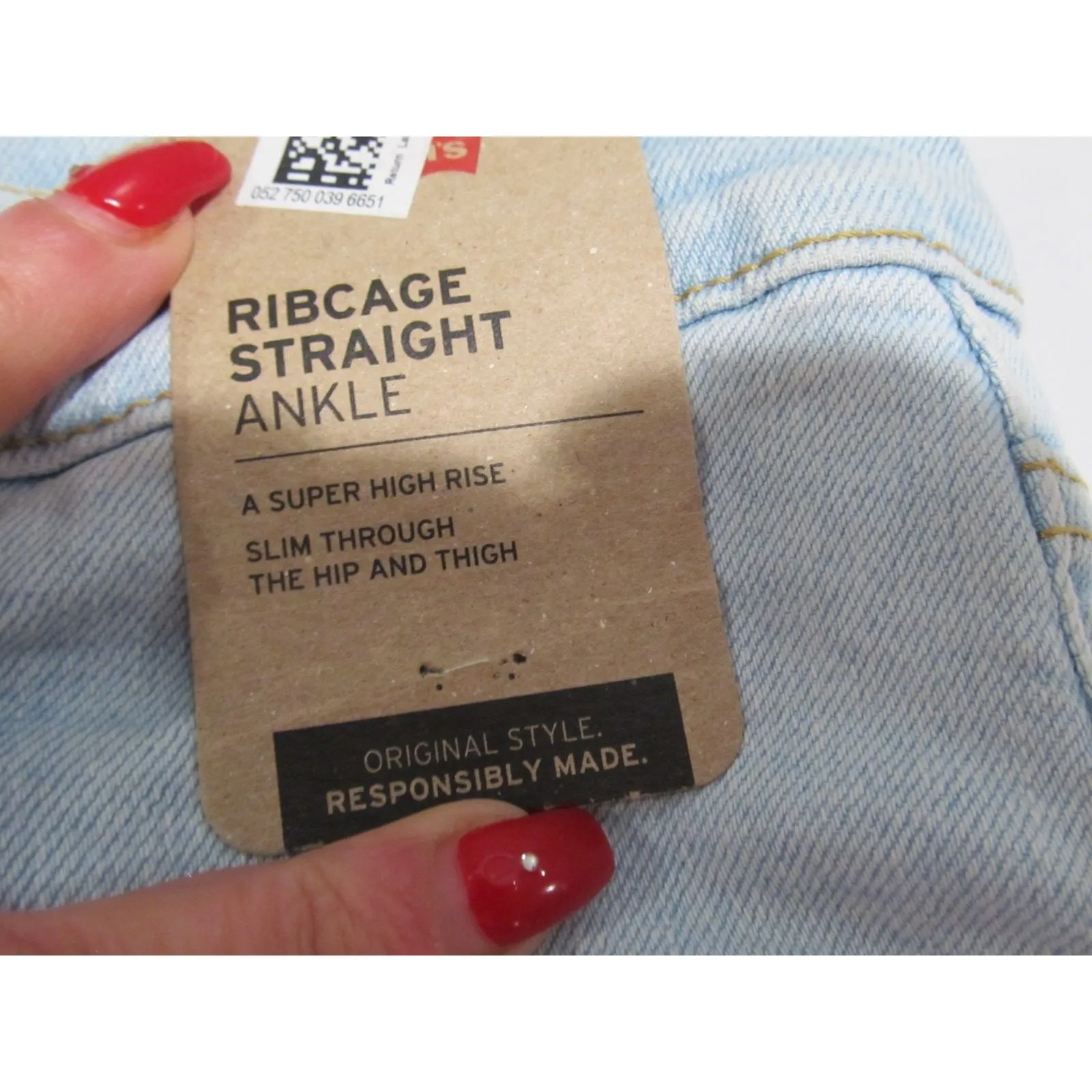 Levi’s Ribcage Wide Leg Jeans NWT | Light Wash | High Rise | Women’s Size 31x27 - Image 8