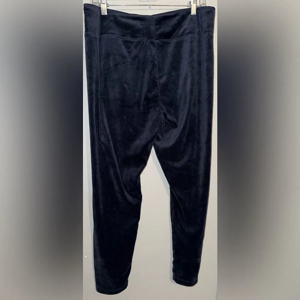 Cuddl duds navy Velvet Pants XL #720 - Image 2