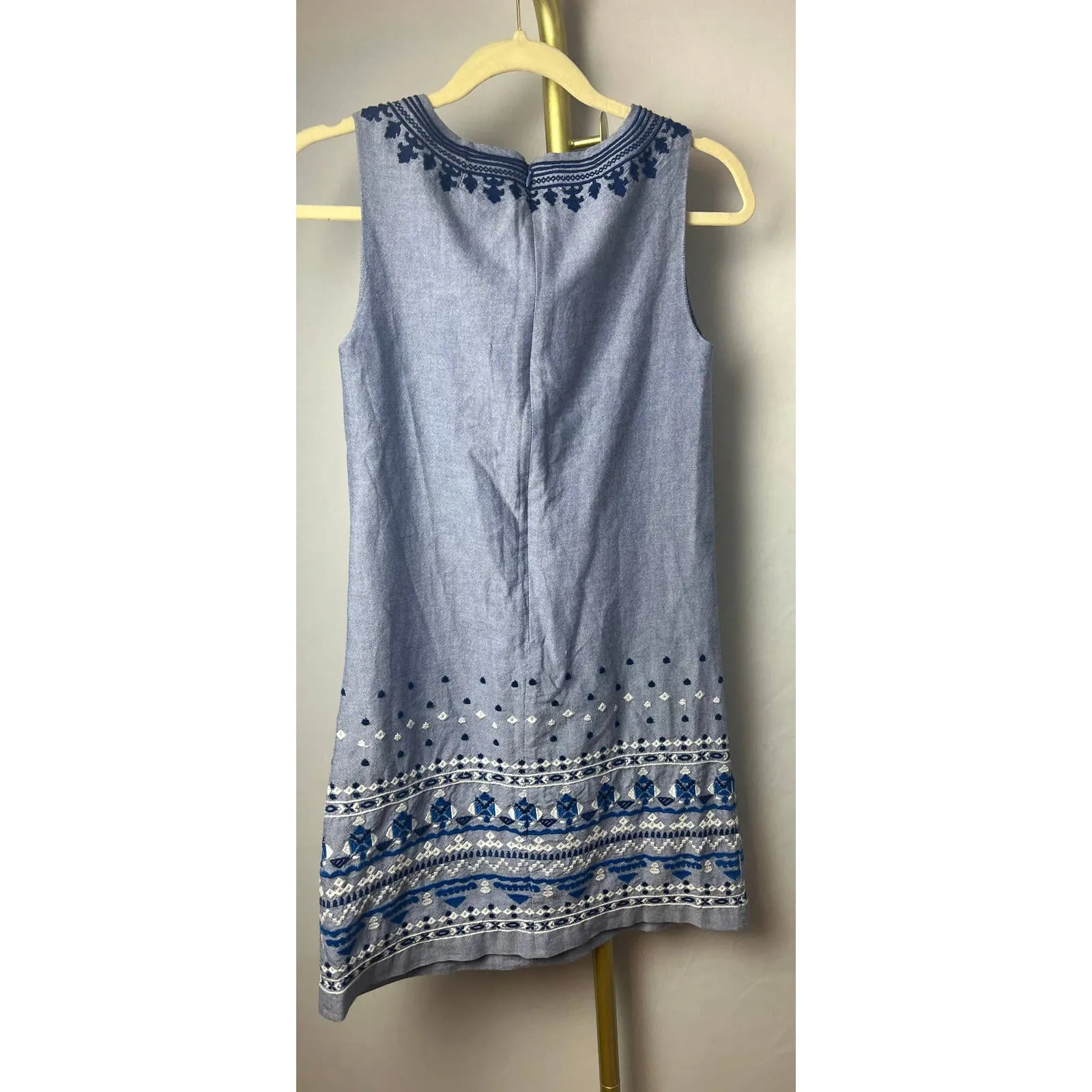 NWT Vineyard Vines Embroidered Oxford Dress Women’s Size 0 - Image 4