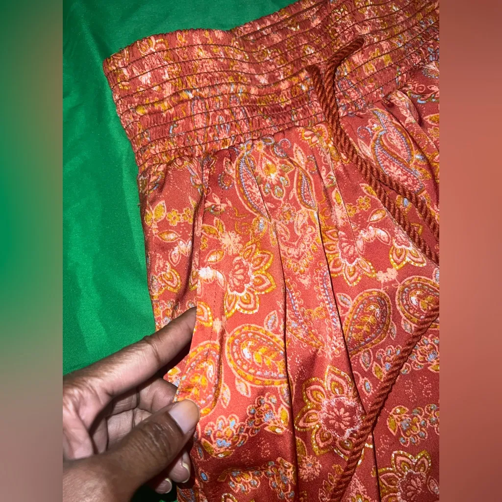 Aerie Paisley Print Harem Pants size XS - Image 9