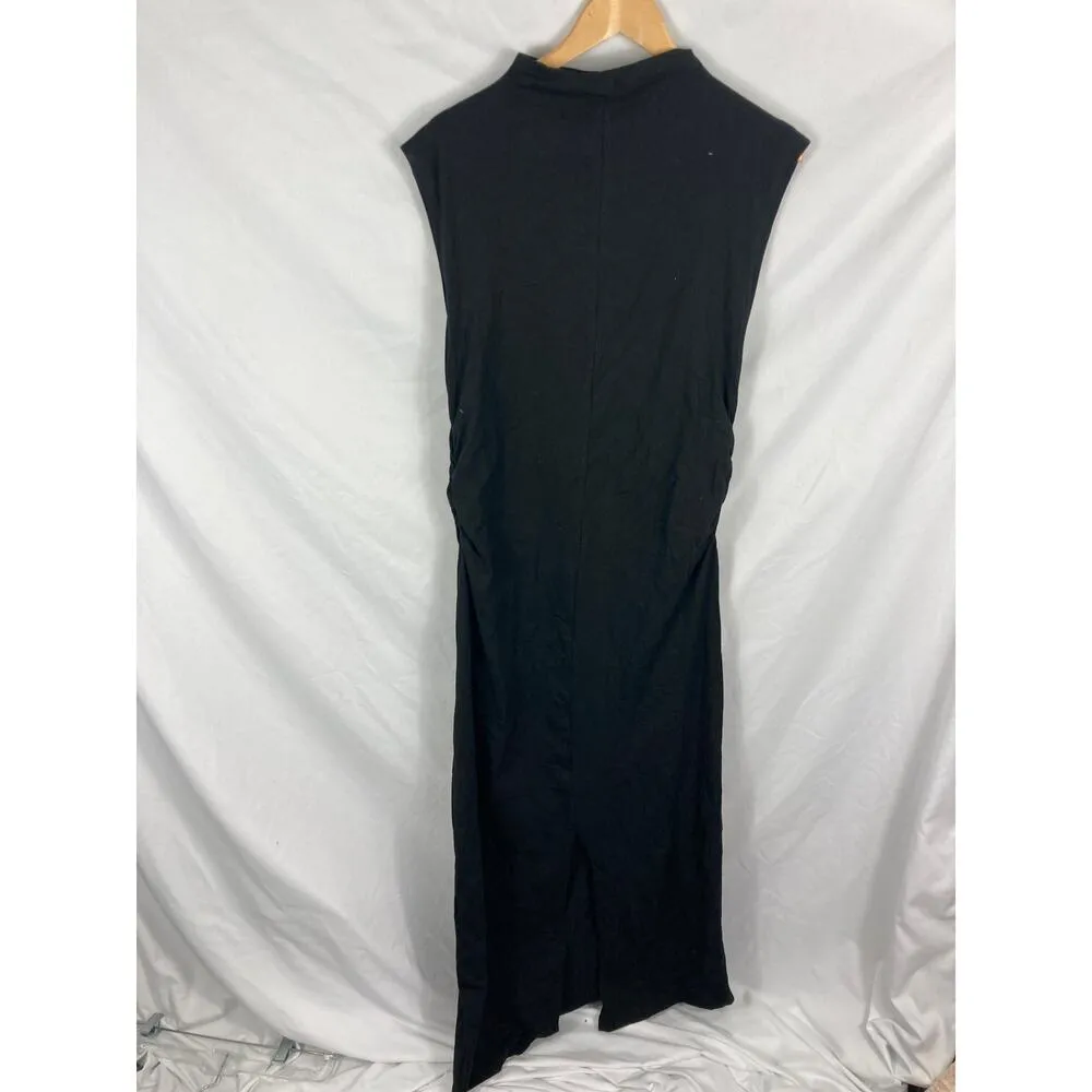 NWT ASOS High Neck Sleeveless Maxi Dress Black Size 14 - Image 3