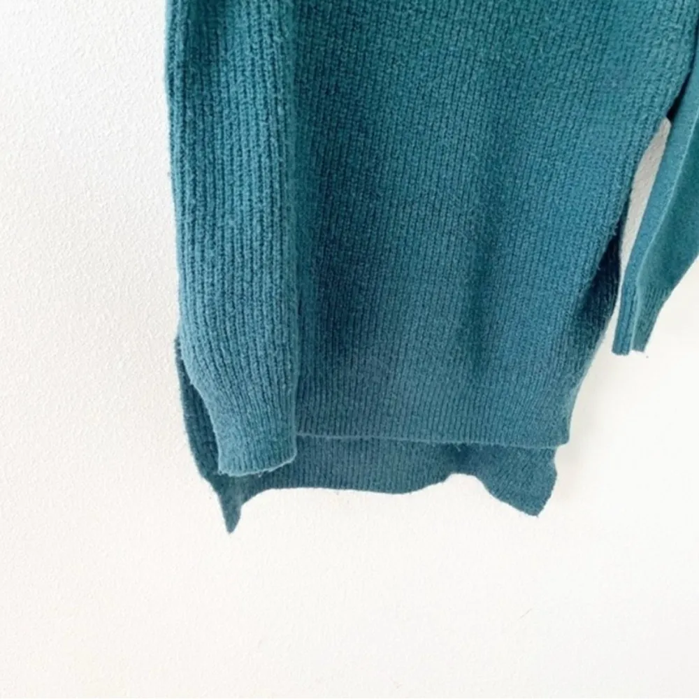 City Chic Simply Mod Knit High Low Sweater in Alpine Green - Image 5