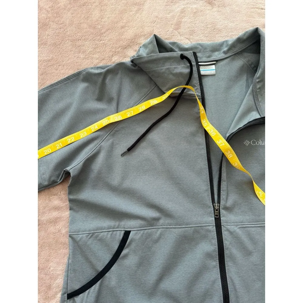 Columbia Women's Gray Full Zip‎ Softshell Jacket Size Large - Image 7