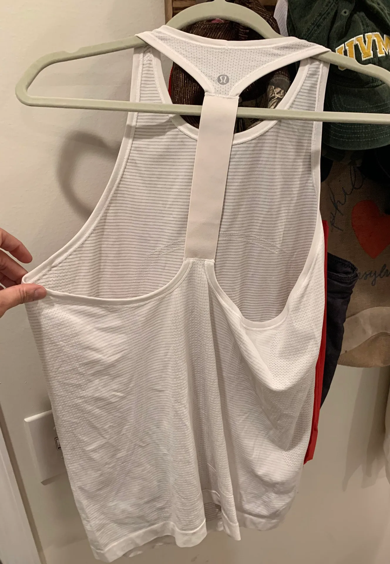 Lululemon White Swiftly High Neck Tank - Image 4