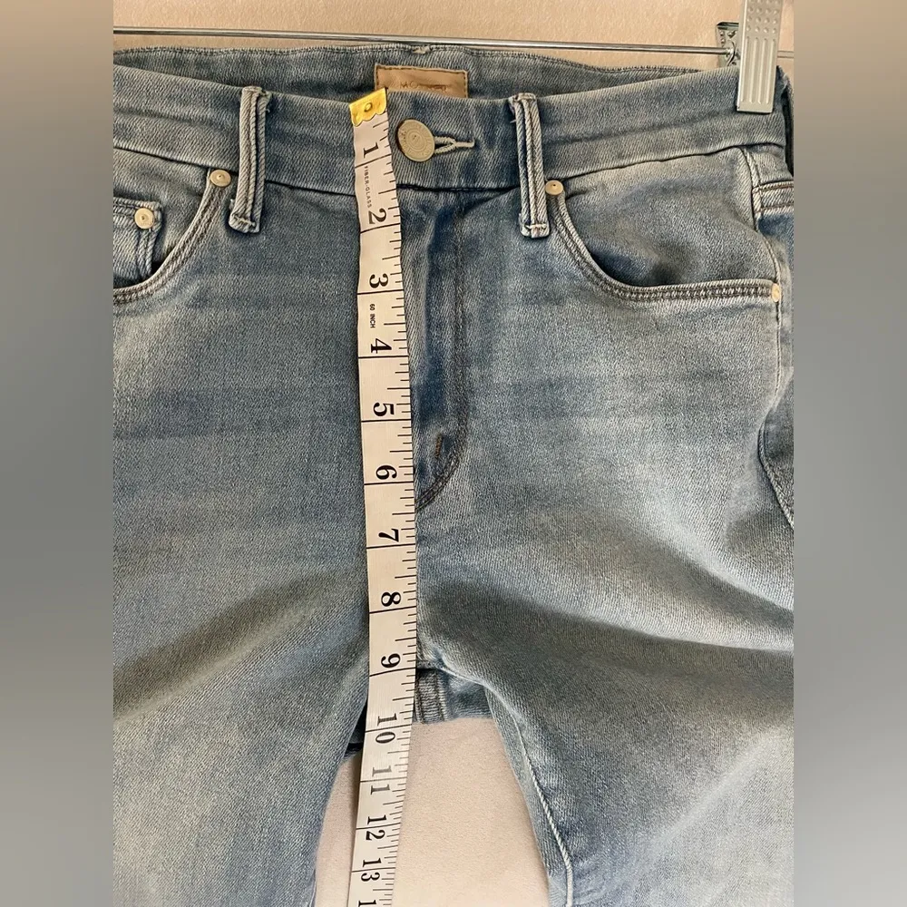 Mother Denim The Looker Crop Swimming Pool Sunday Blue Size 25 - Image 8