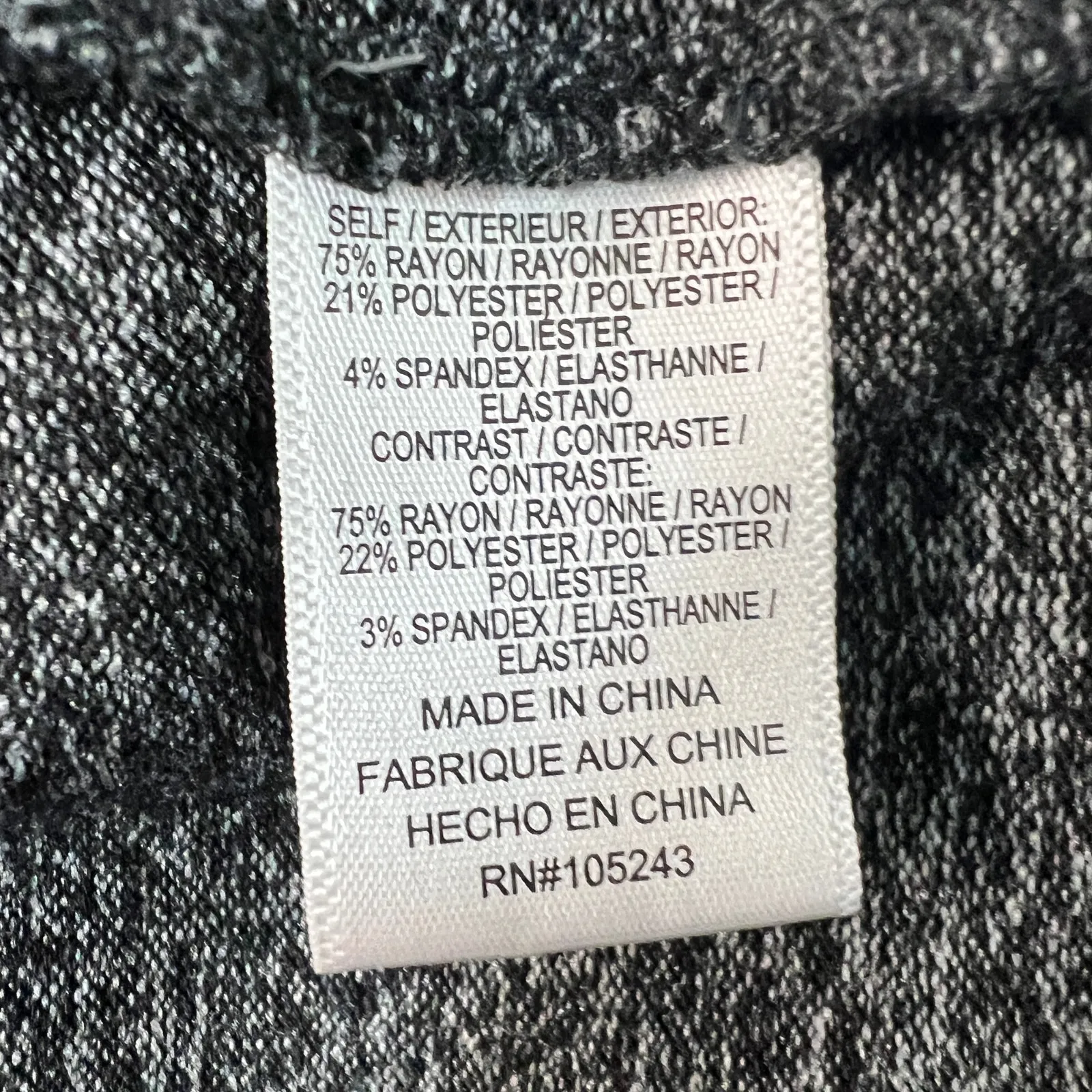 Cameo Pullover Gray Sweater Womens 3X Soft Stretch Faux Wrap Workwear Casual - Image 9