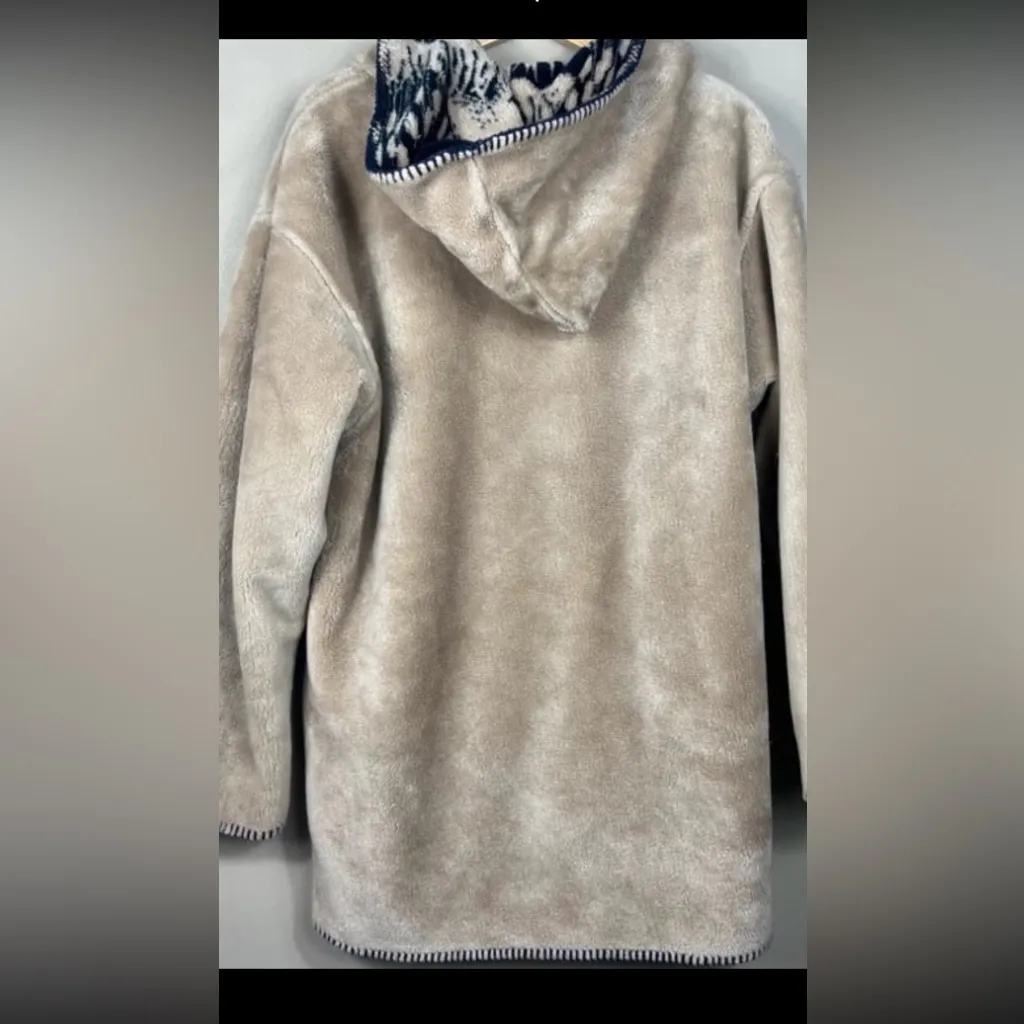 Vintage Country Woods reversible Fleece Jacket. Blue Size L - Image 10