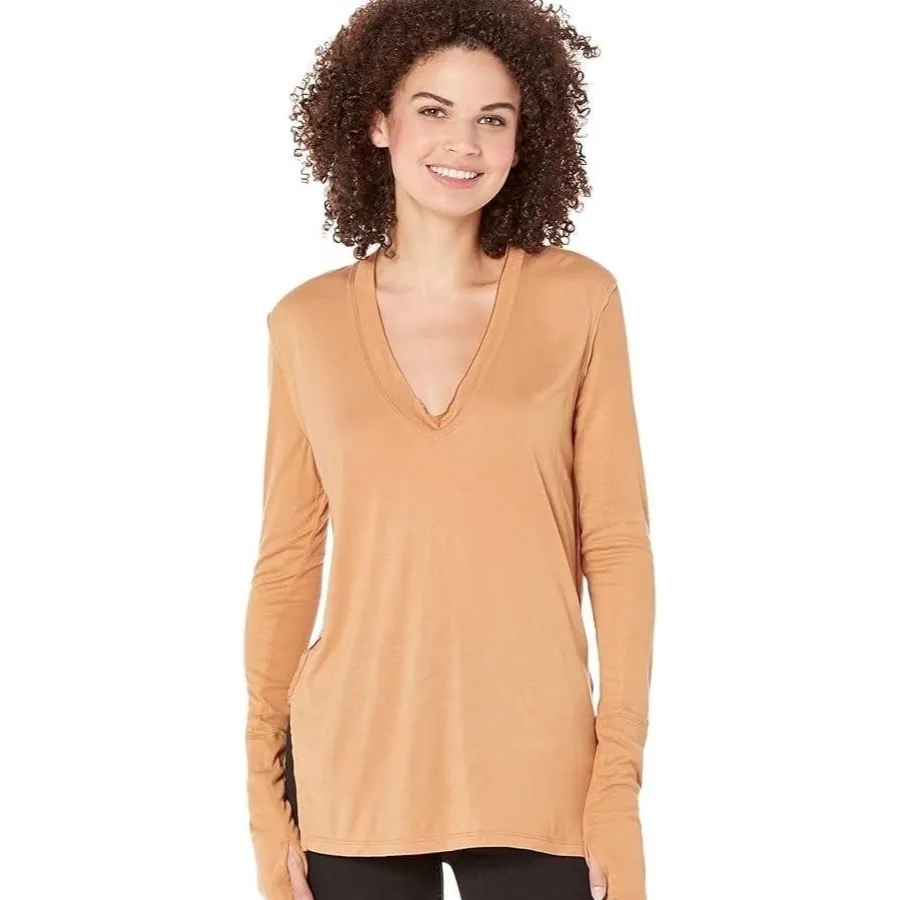 We the Free People Fresh and Clean Long Sleeve Shirt women’s size large - Image 2