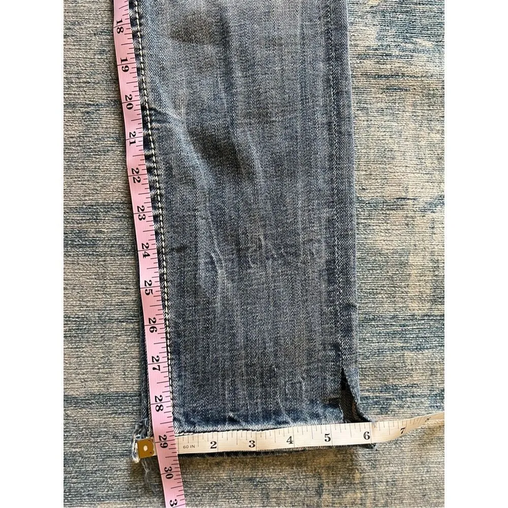 Miss Me Mid Rise Skinny Rhinestone Embroidered Embellished Jeans 28 - Image 5