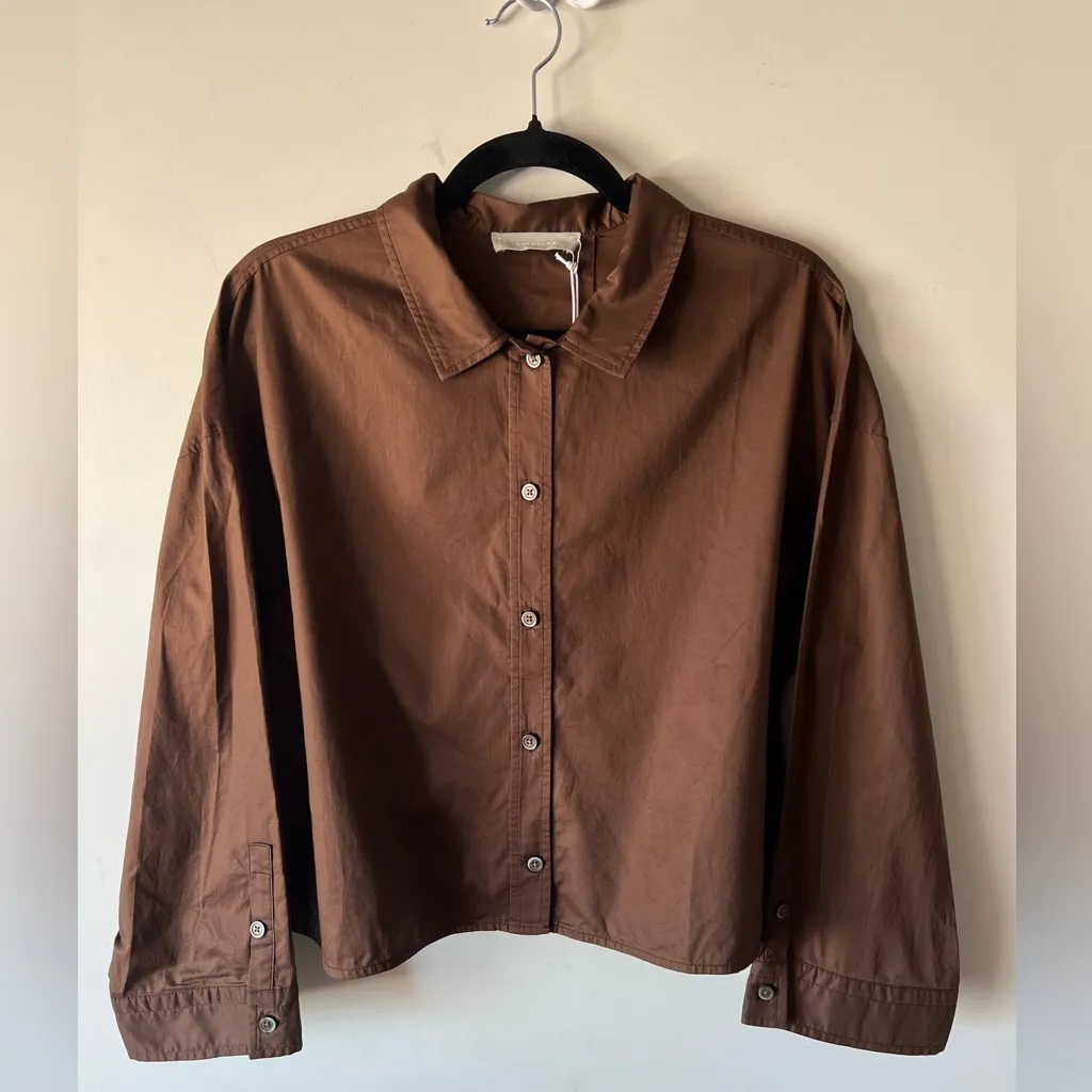 Everlane The Woven P.J. Long Sleeve Top - Image 3