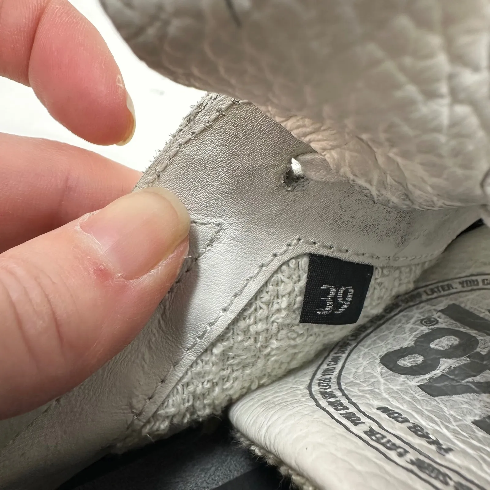 P448 Sohoer Lace Up Kiltie Fringe Leather Low Top Sneaker White 39 - Image 8