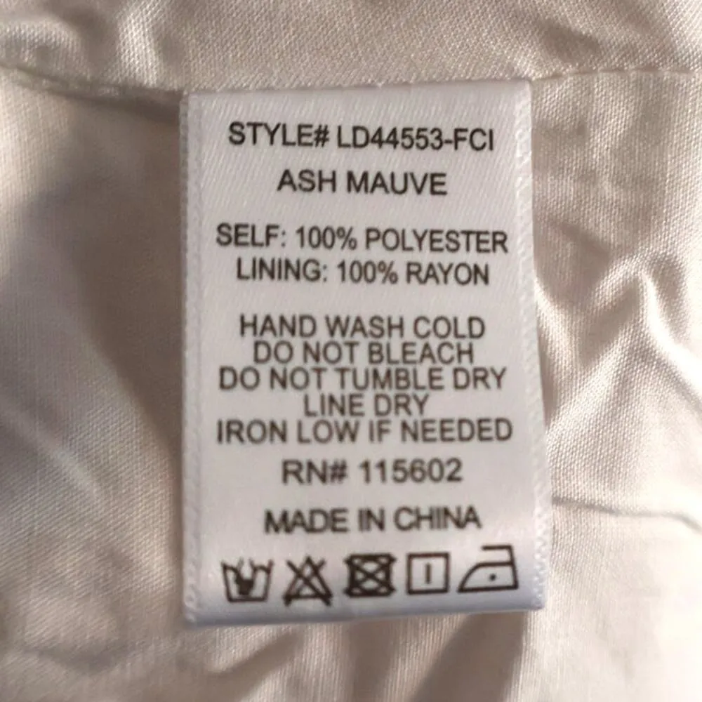 Lush Halter Top Printed Open Back Maxi Dress Ash Mauve Small NEW - Image 7