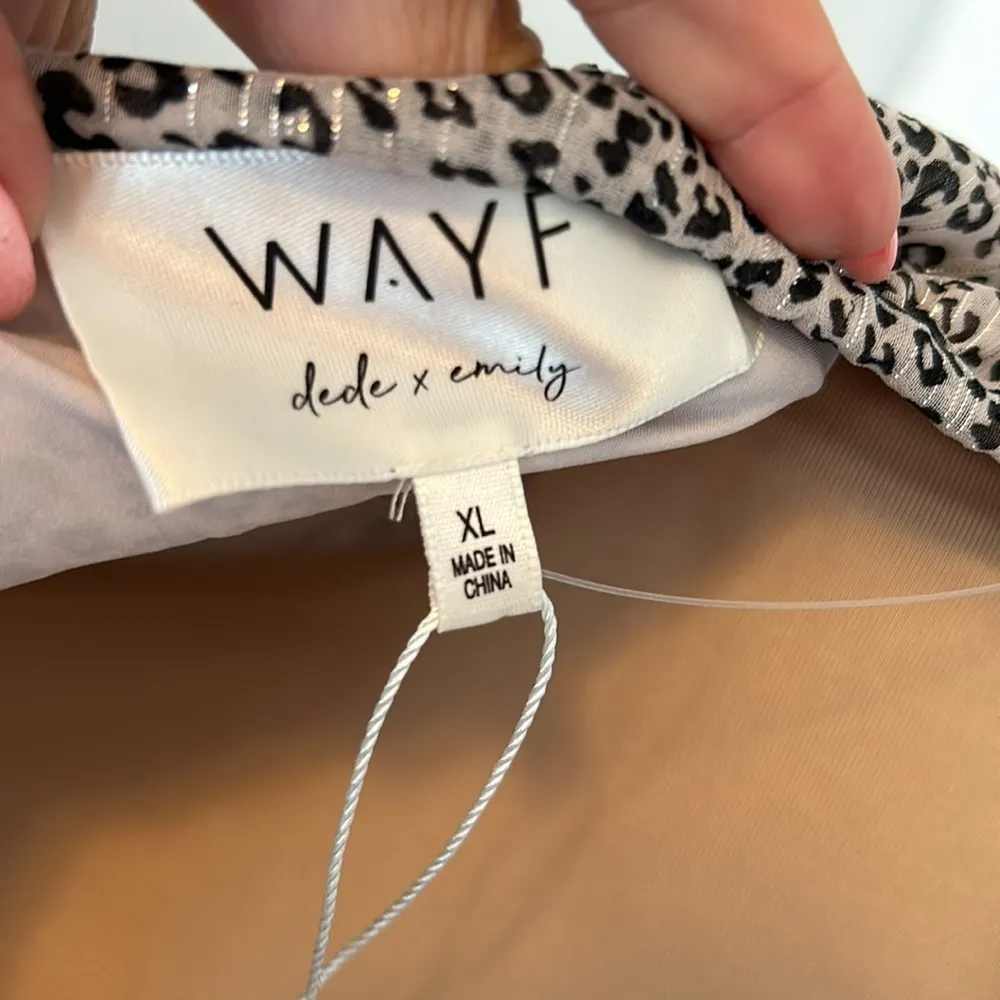 Wayf dede x emily Laura Cheetah Print Mini Dress - Image 6