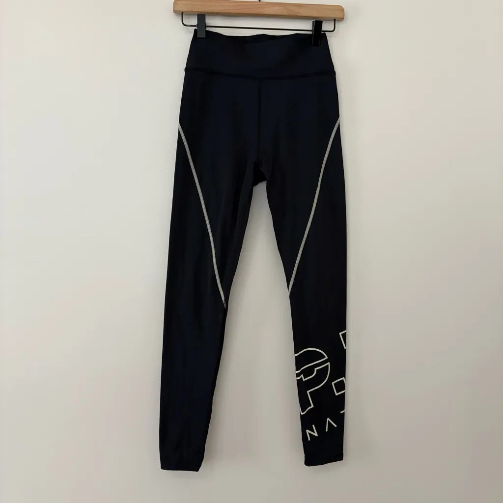 P.E Nation Transmission Leggings High Rise Logo Ankle Black Size M Size M - Image 4