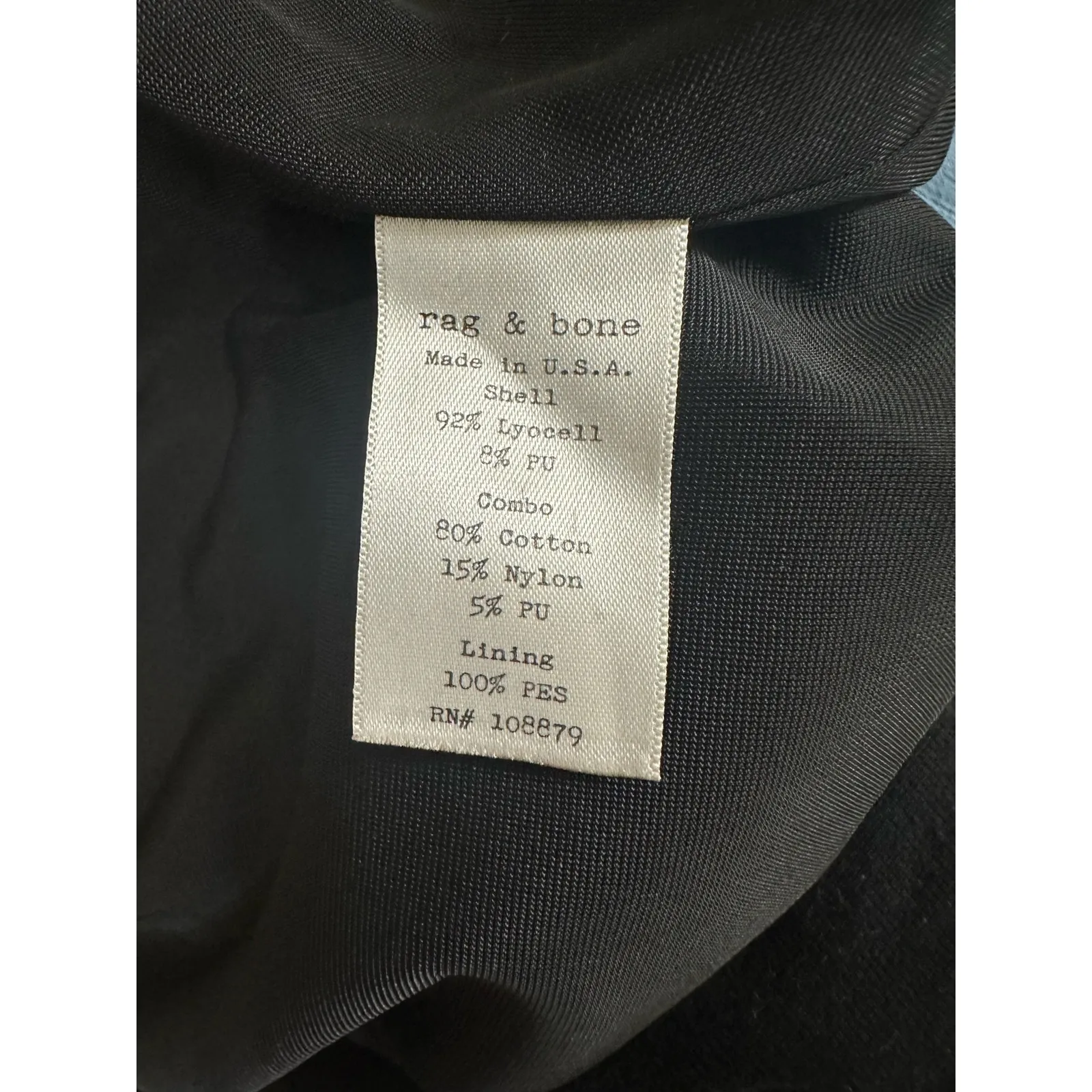 Rag and Bone  Jersey Ruched Mini Dress - Image 10