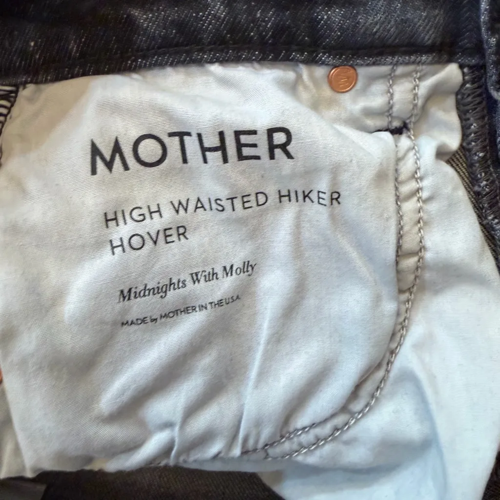 MOTHER Superior High Waisted Hiker Rover Midnights with Molly Jeans - Image 3