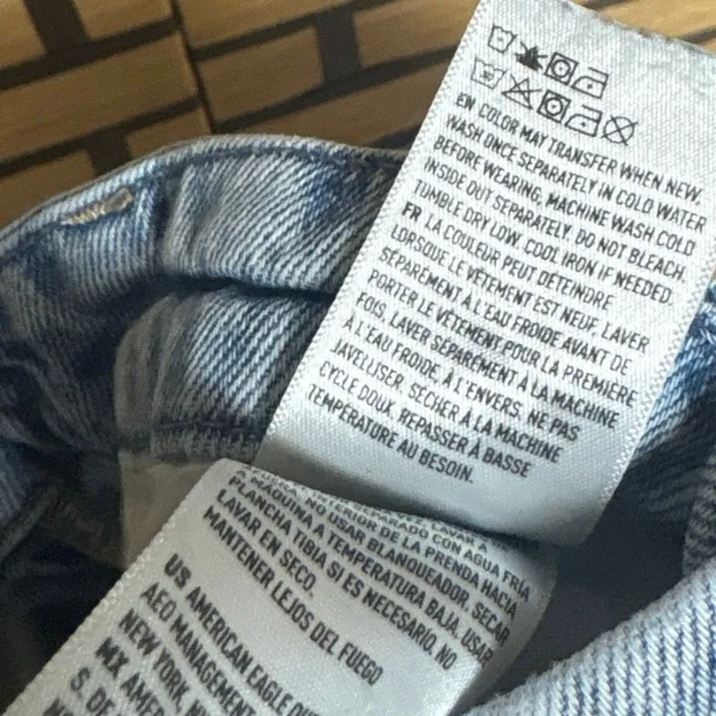 American Eagle Curvy 90’s Straight Jeans Size 2 - Image 9