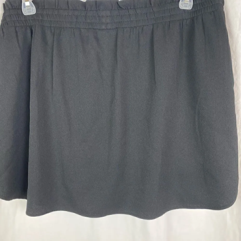 #115 DR2 Black Ruffle Waist Skort Black Size XL - Image 6