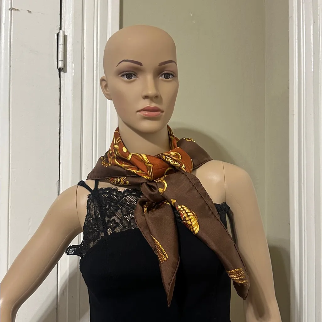 Christian Dior  Silk Scarf - Image 7