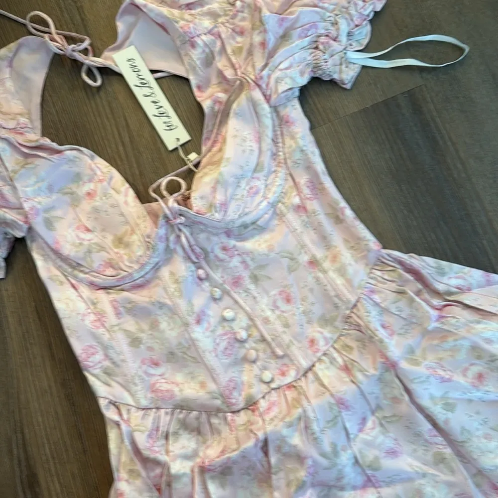 NWT FOR LOVE & LEMONS Paulina Puff Sleeve Mini Dress - Image 6