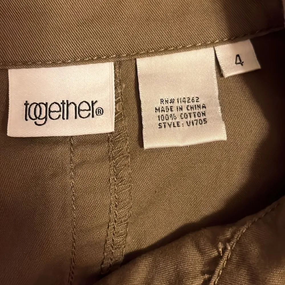 Vintage Together Embroidered Brown Blazer Jacket Size 4 - Image 6