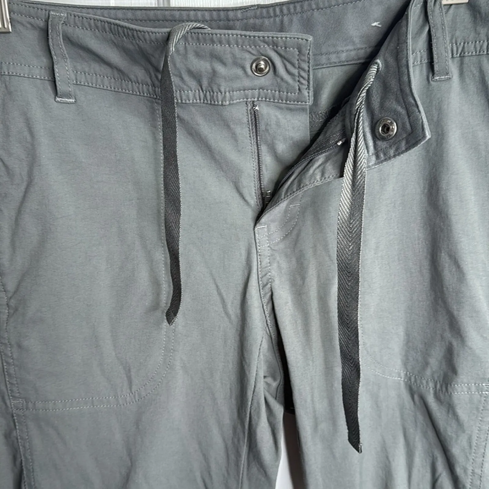 REI Coop Women’s Convertible Trail Activewear Pants in Gray W1811 Sz 12 Petite - Image 4