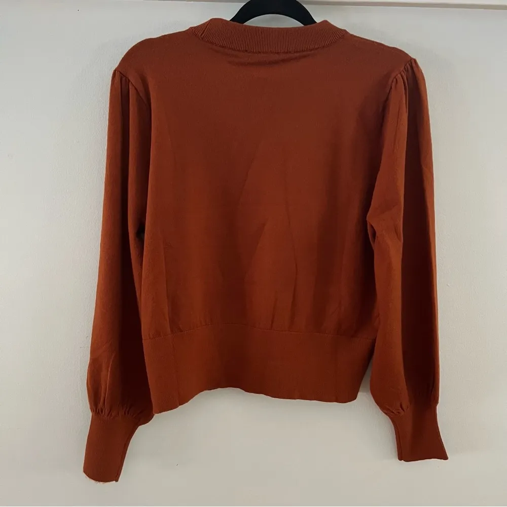 BB Dakota Steve Madden Burnt Orange Sweater Size Large - Image 9
