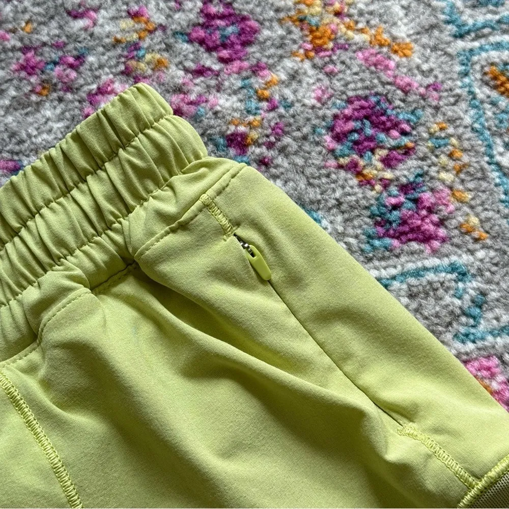 Lululemon Hotty Hot Short II 2.5" Lemon Vibe Yellow Shorts Women’s 8 Regular - Image 8
