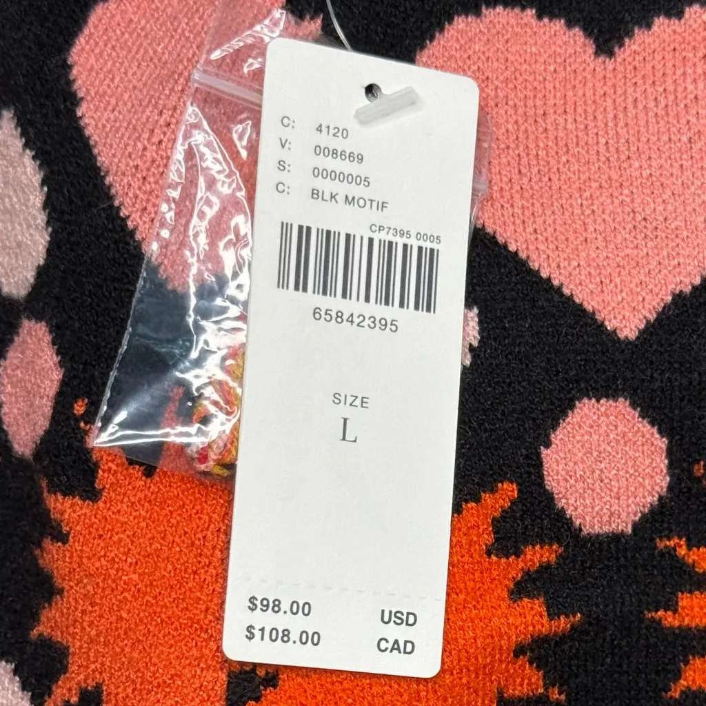 Anthropologie Graphic Knit Pencil Skirt – Women's Size Large - Image 2