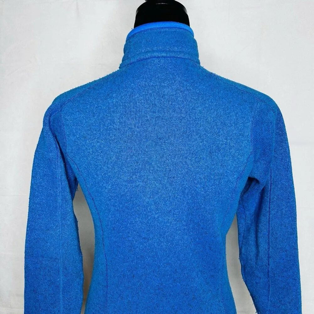 Patagonia Women’s 1/4 Zip Better Sweater Size S Electric Blue Outdoor - Image 5
