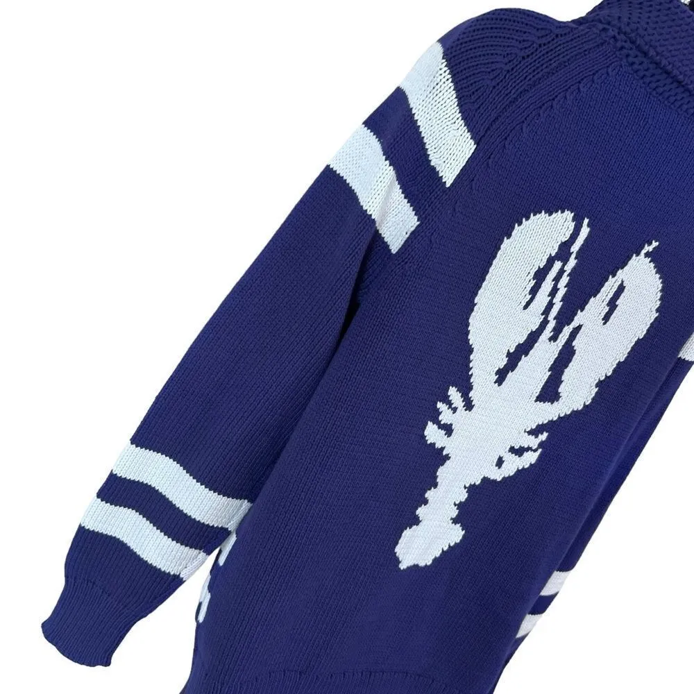 J. Crew Lobster Knit Long Sleeve Full Zip Cardigan Sweater Jacket - Image 11