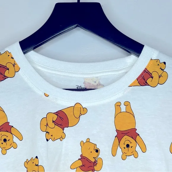 Disney‎ Winnie the Pooh Cropped T-Shirt Size S NWT - Image 3