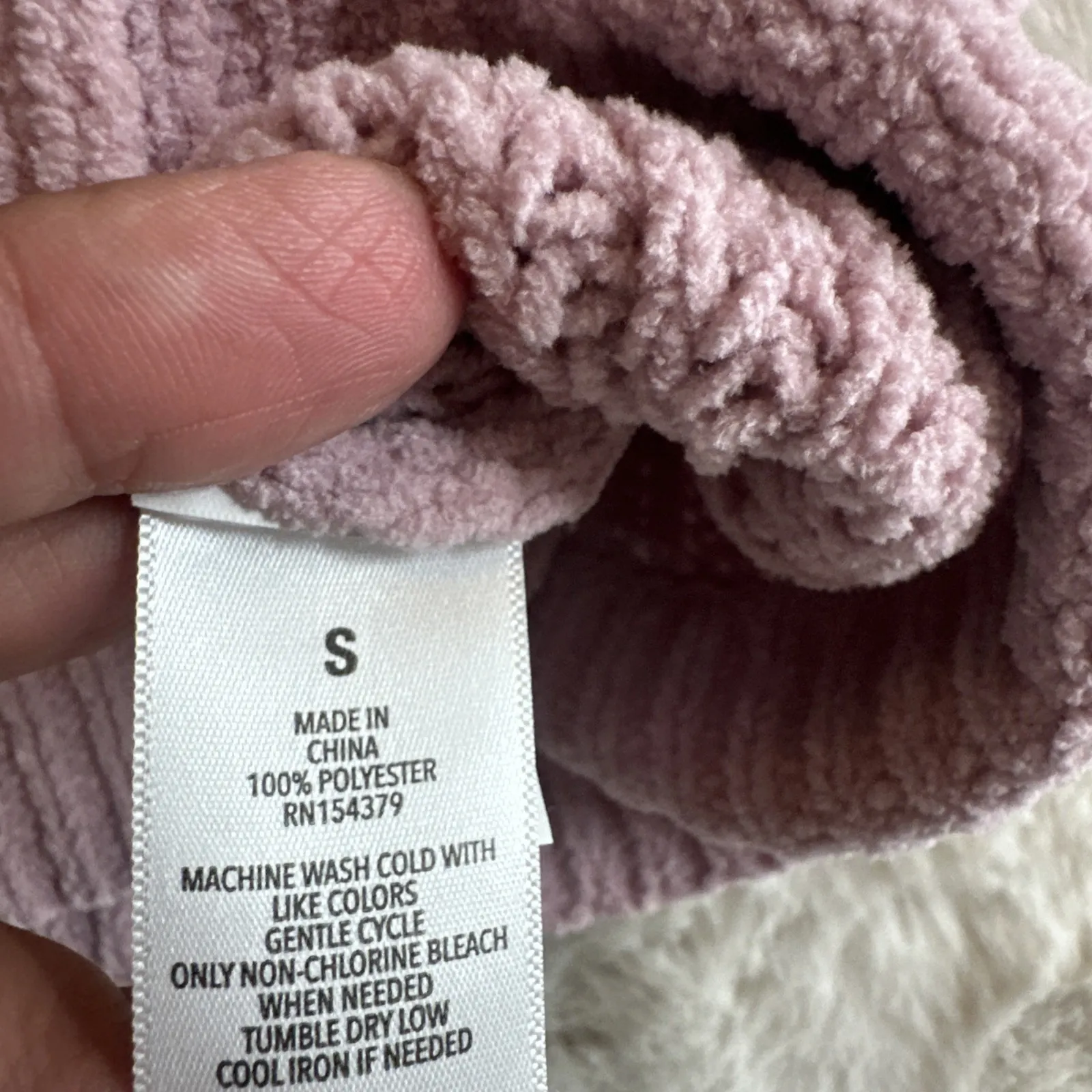 Aeropostale Sweater Small Adult Pink Pullover Cropped Knit‎ Crew Neck Women - Image 7