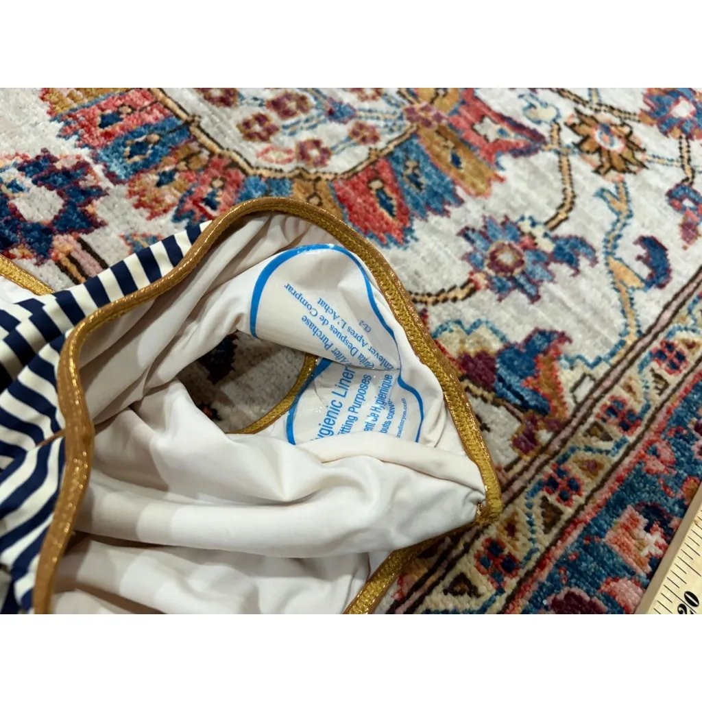 NWT Marc by Marc Jacobs Striped Kiss Bandeau One Piece Swimsuit Size M - Image 8