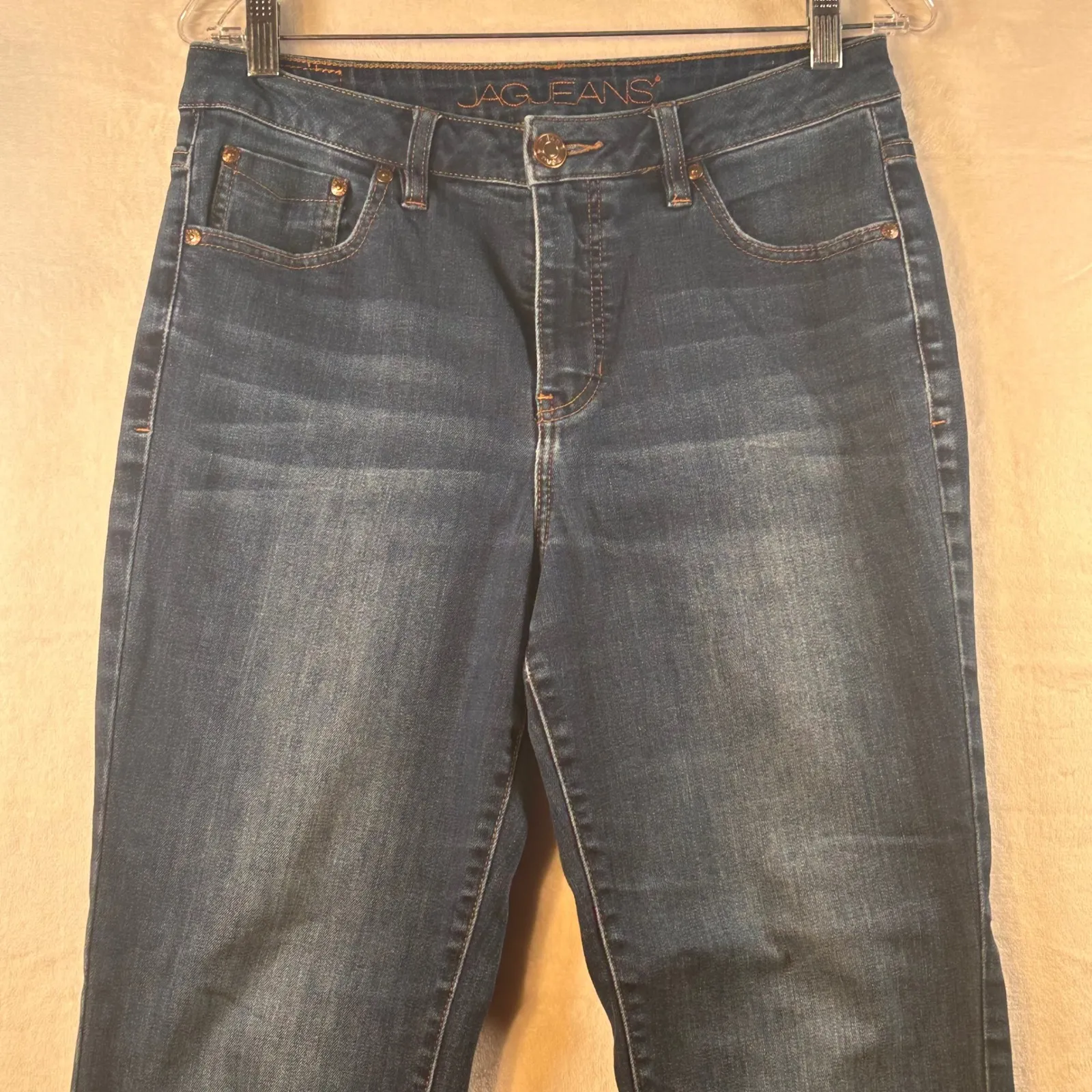 Jag Jeans Women Dark Wash Straight Leg Denim Jeans Size 8 - Image 3