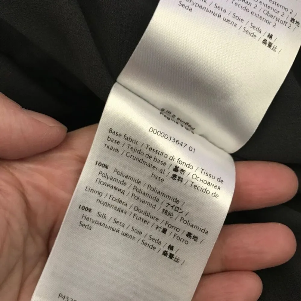 NWOT Valentino lace cape sleeve dress size8 Black Size 8 - Image 9