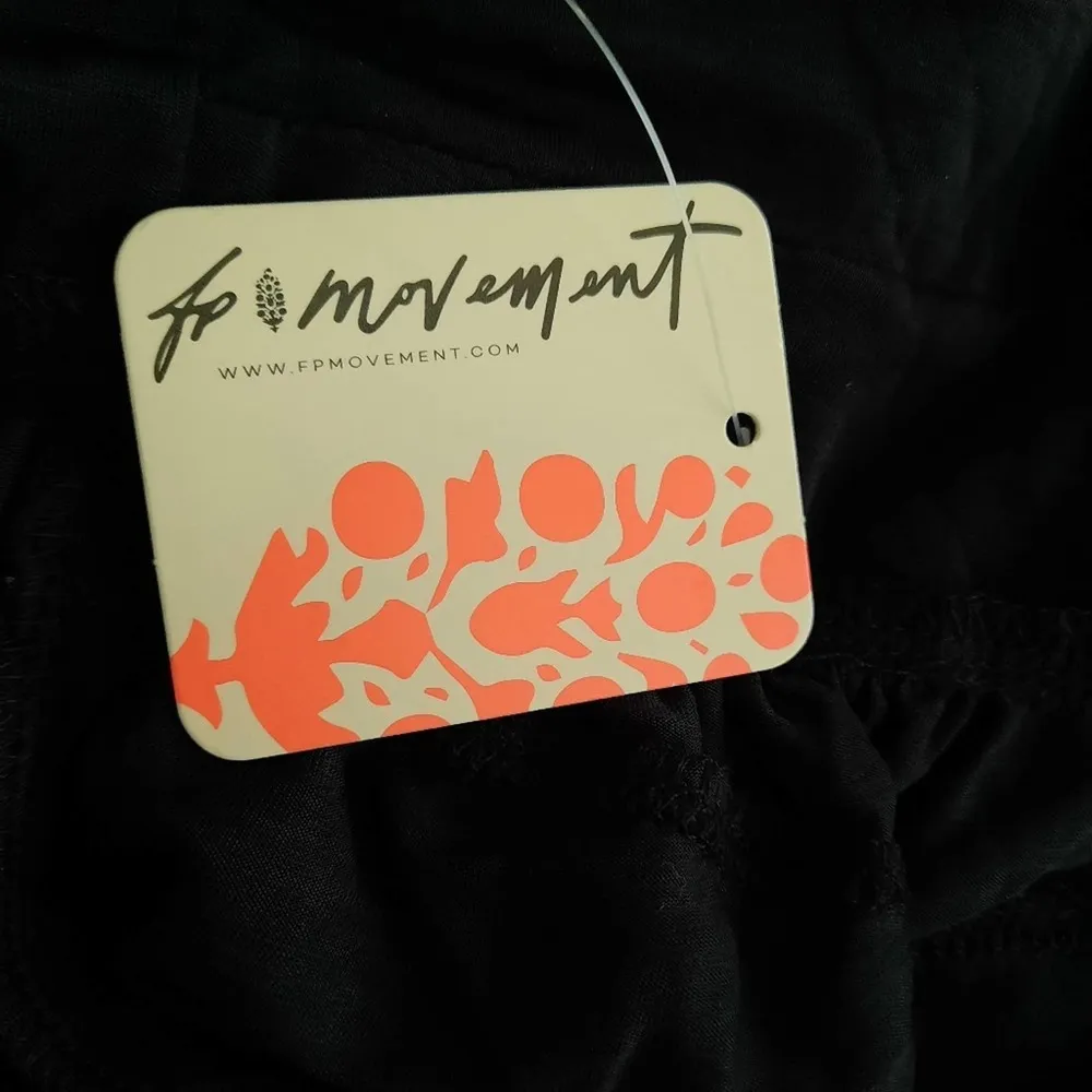 Free People Movement Catch Me Drift Tank Top Women's Ladies Size XS Black Sheer - Image 4