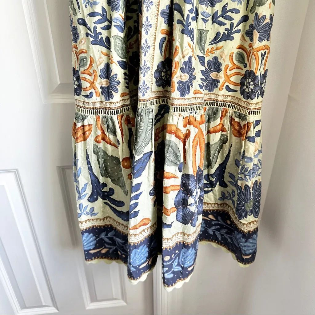 Farm Rio Ocean Tapestry Maxi Dress - Image 3