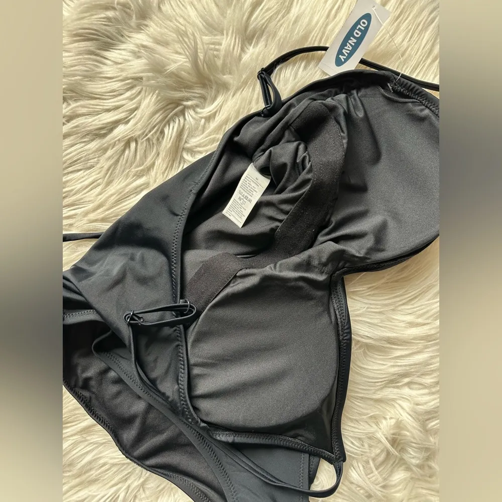 Old Navy tie front one-piece swimsuit - Image 7