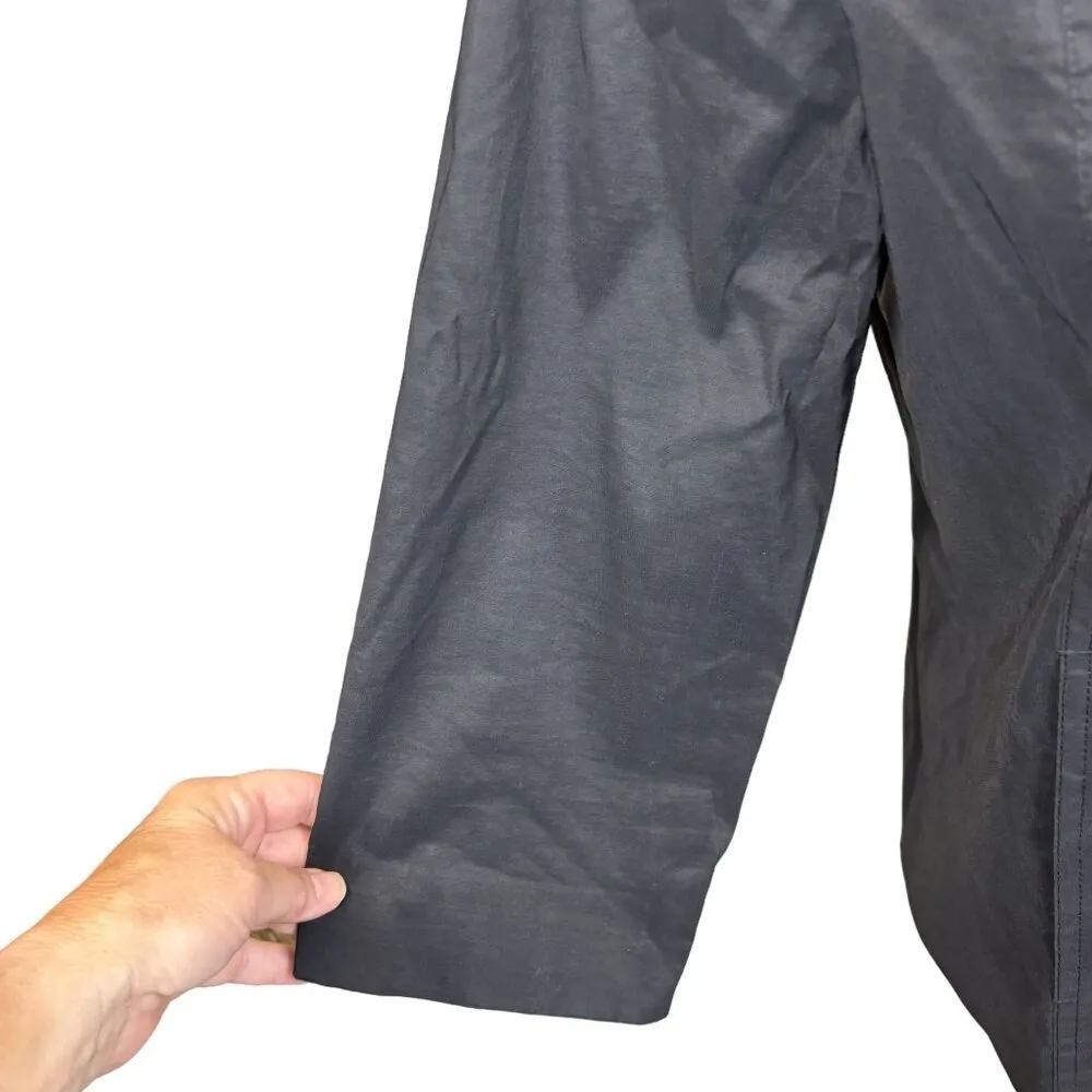 Eileen Fisher jacket/coat, size Medium, ramie, zipper, stretch, dressy, office - Image 4