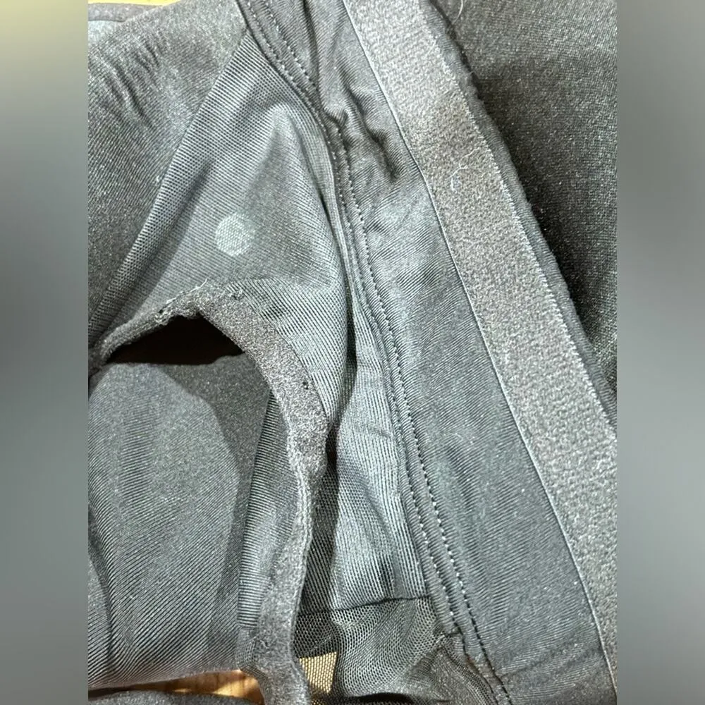 LULULEMON Women's Black Speed Up High Support Sports Bra Sz 8 - Image 7